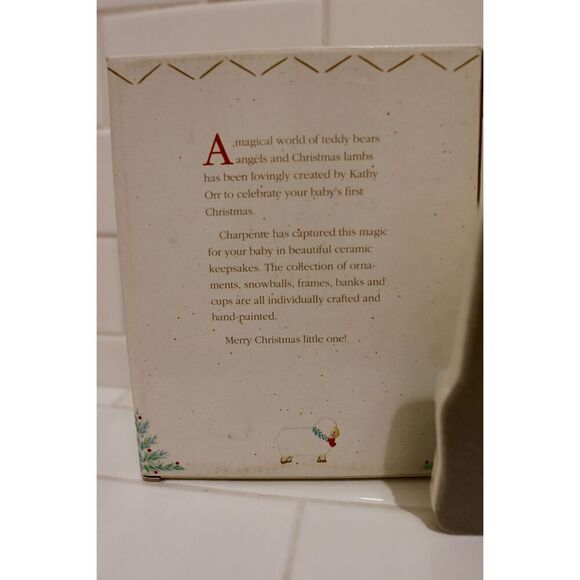 Vintage Charpénte Baby’s First Christmas Frame Blue/Boy - Picture 4 of 5